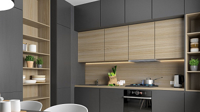 Кухня угловая Пепел - Дуб Белфорд 241